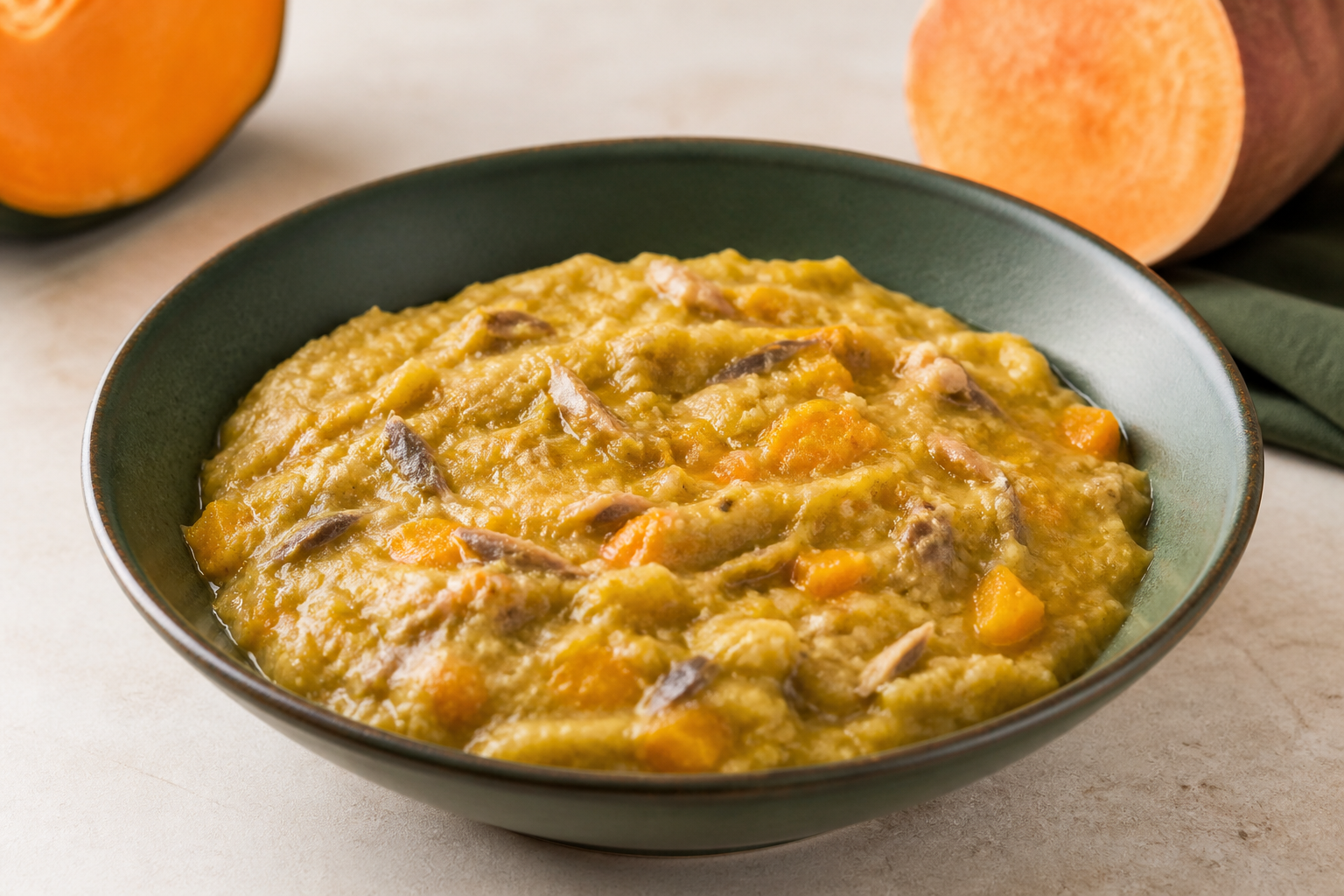 Creme de Sardinha e Batata-doce