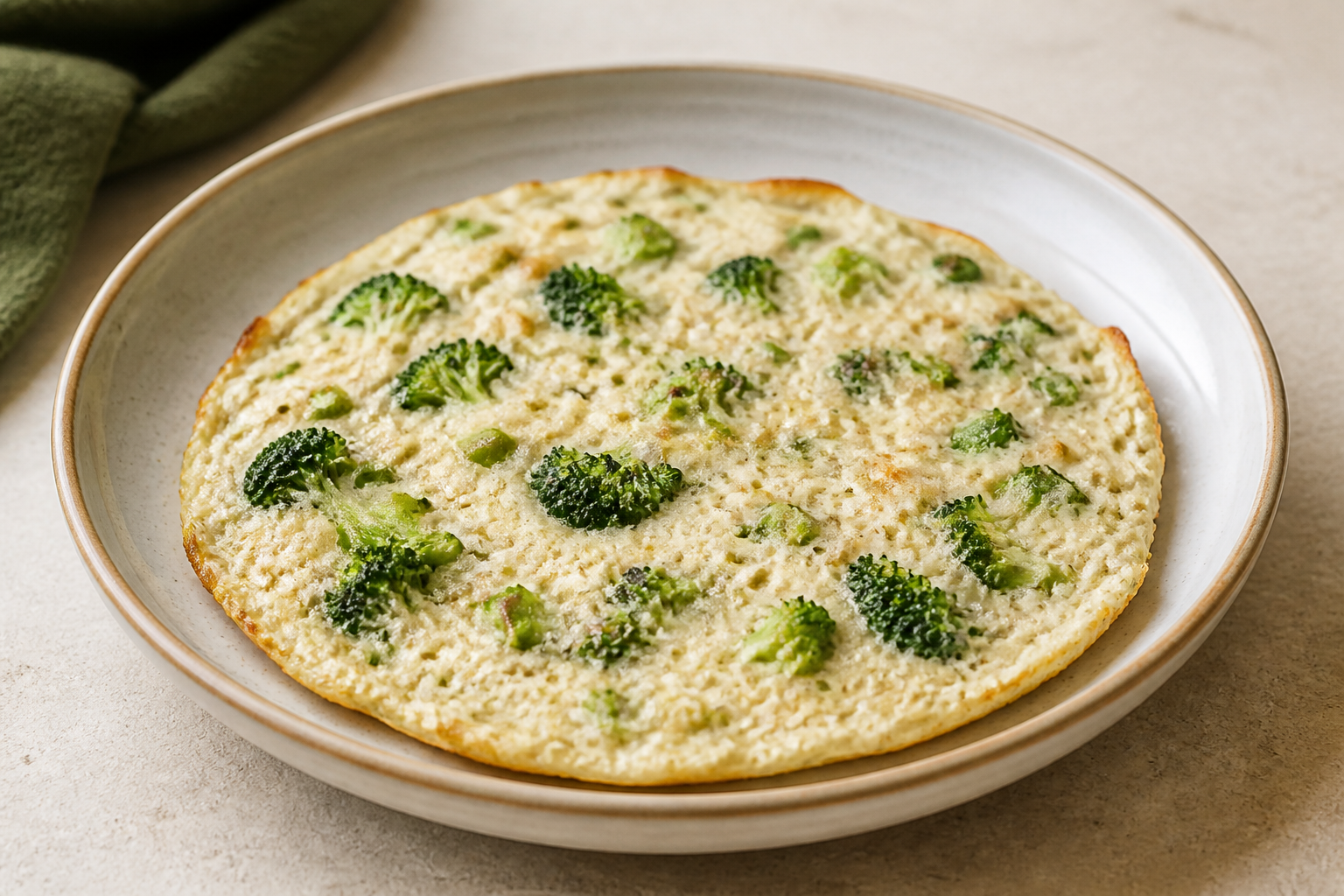 Omelete Leve de Claras e Brócolis