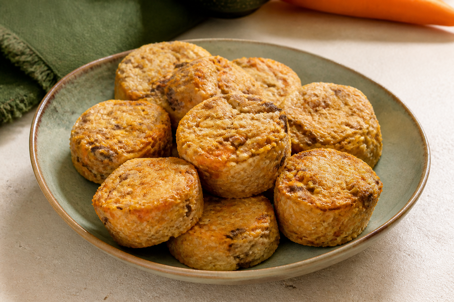 Muffin Macio de Sardinha e Aveia